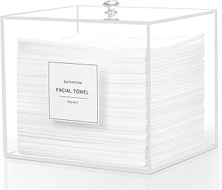 Acrylic Face Towel Holder and Storage Box