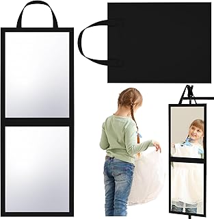 Foldable Full Length Mirror for Travel and Home