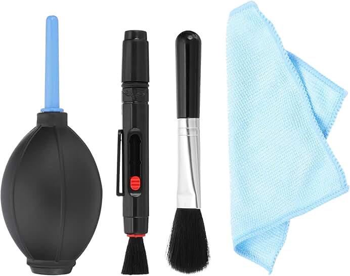 Camera Cleaning Kit with Brush and Cloth