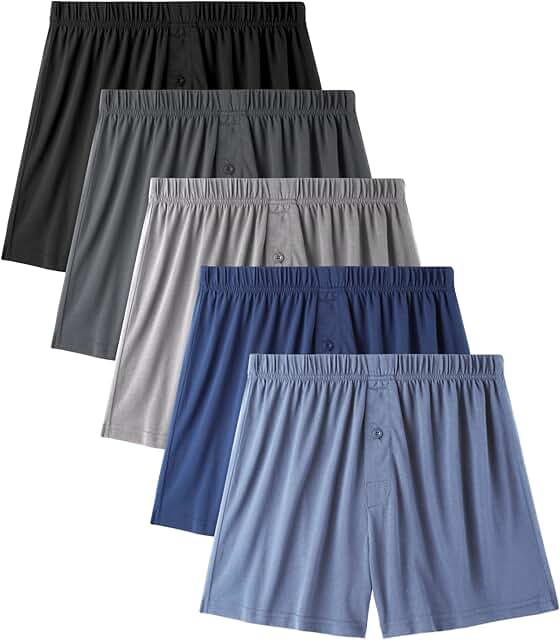 Durable Comfortable Men's Boxer Shorts Pack