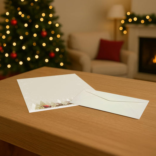 Holiday Reindeer Paper and Envelope Set, 8.5 x 11