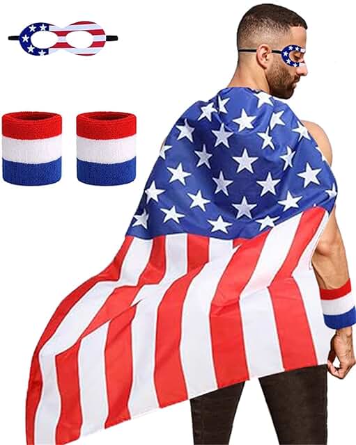 USA Flag Costume Accessories for Independence Day