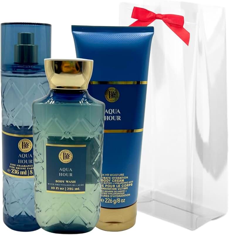Hydrating Body Gift Set with Fragrance Mist, Cream, and Wash