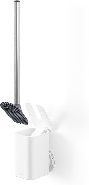 White flexible adhesive brush
