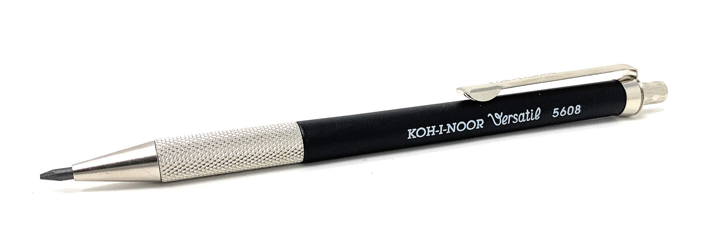 Set of 2 metal mechanical pencils with sharpeners