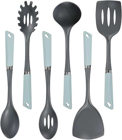 Six-Piece Food-Grade Silicone Kitchen Utensil Set