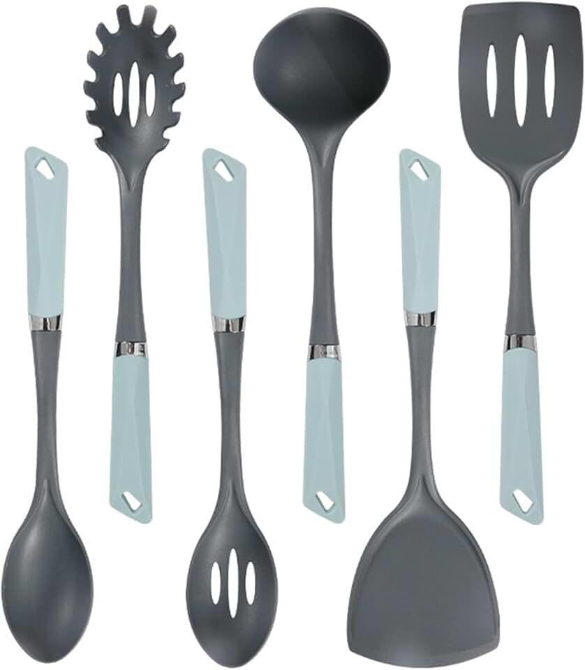 Six-Piece Food-Grade Silicone Kitchen Utensil Set