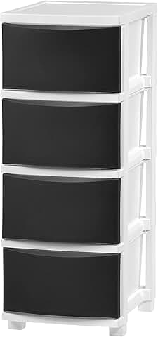 Plastic 4-Drawer Storage Organizer for Home and Classroom