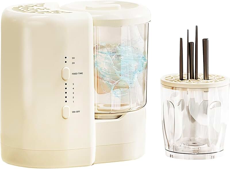 2-in-1 Electric Makeup Brush Cleaner and Mini Washing Machine
