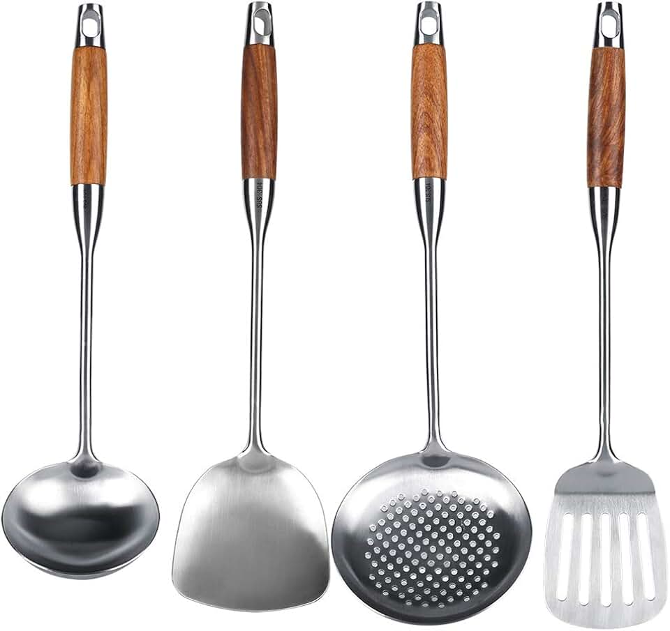 4-Piece Stainless Steel Kitchen Utensil Set