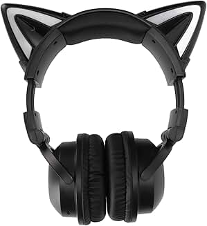 Wireless Bluetooth Cat Ear Gaming Headset with Microphone