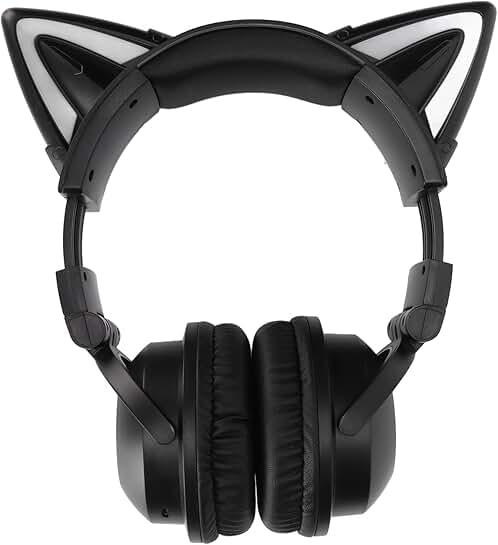 Wireless Bluetooth Cat Ear Gaming Headset with Microphone