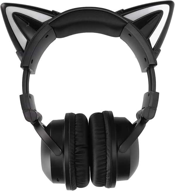 Wireless Bluetooth Cat Ear Gaming Headset with Microphone
