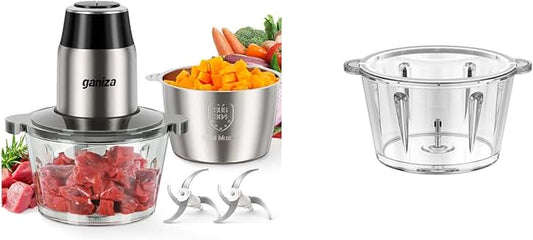 Electric Food Processor with Meat Grinder and Chopper
