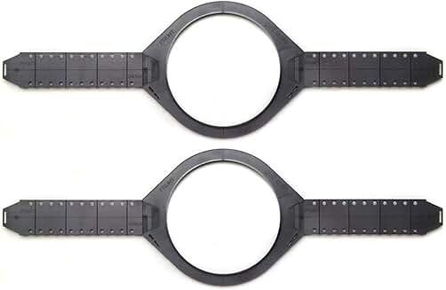 Pair of Adjustable Wall Brackets for 8" In-Ceiling & In-Wall Speakers