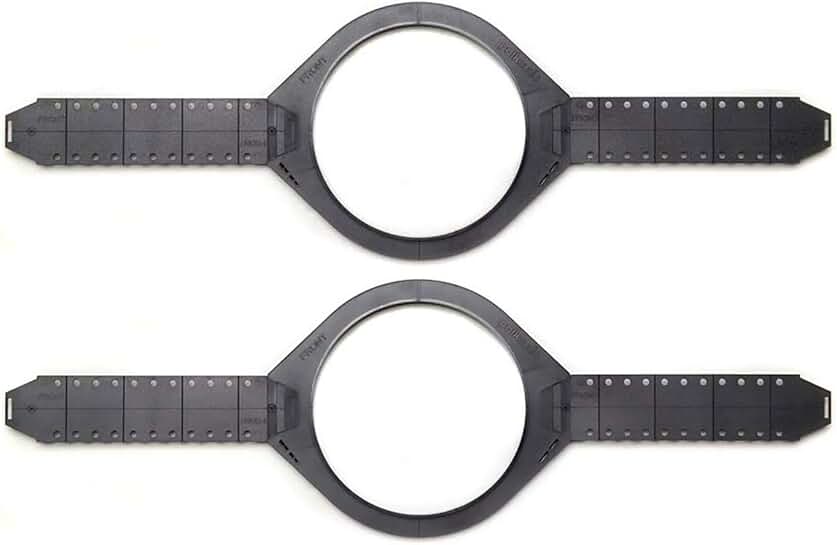 Pair of Adjustable Wall Brackets for 8" In-Ceiling & In-Wall Speakers
