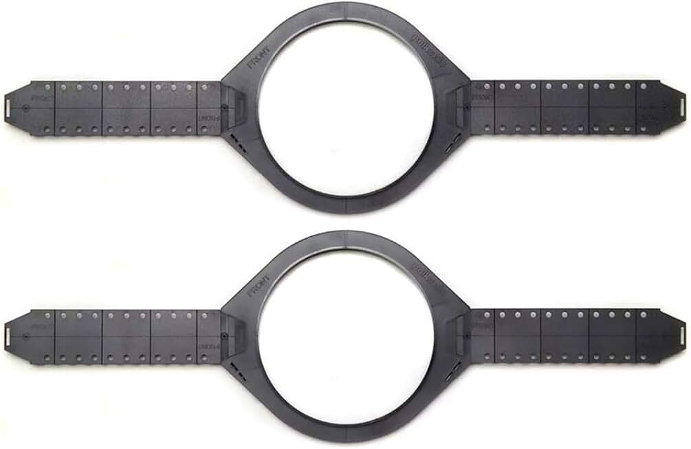 Pair of Adjustable Wall Brackets for 8" In-Ceiling & In-Wall Speakers
