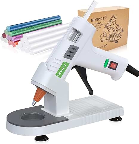 Mini 40W Hot Glue Gun Kit with 30 Sticks and Stand
