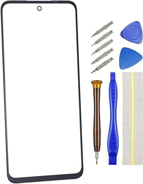 Black replacement screen glass for Moto G Stylus 2023