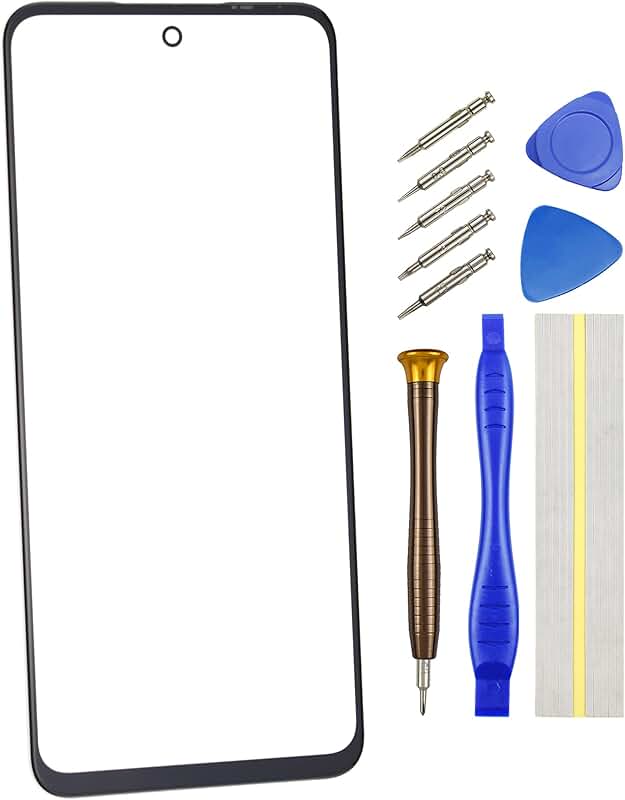 Black replacement screen glass for Moto G Stylus 2023