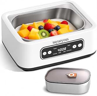 Yogurt Maker with Adjustable Temperature and Timer