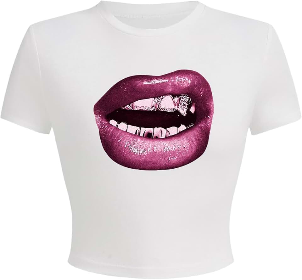Women's Short Sleeve Summer Crop Top