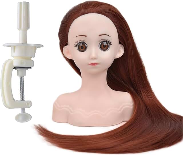 Doll Head for Hair Styling and Practice