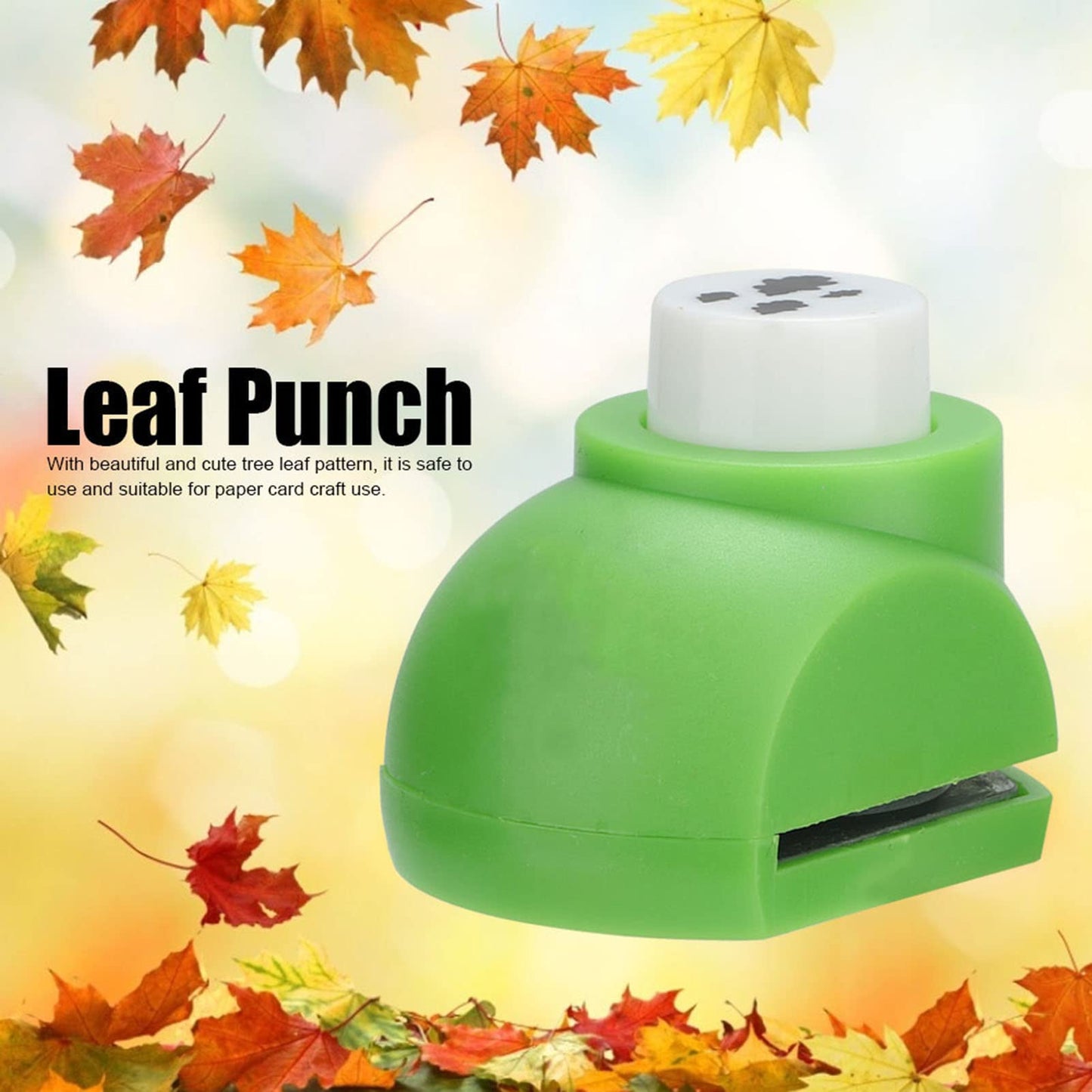 DIY Paper Punch Kit with 8 Oak Leaf Cutouts