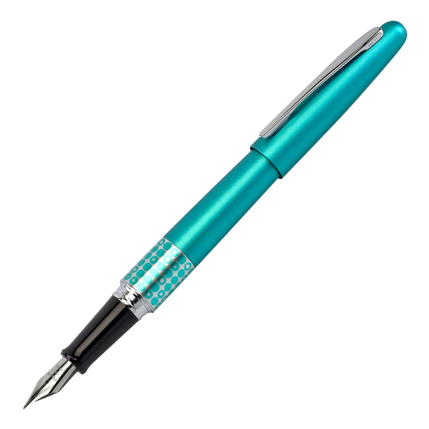 Retro Pop Collection Fountain Pen with Turquoise Barrel