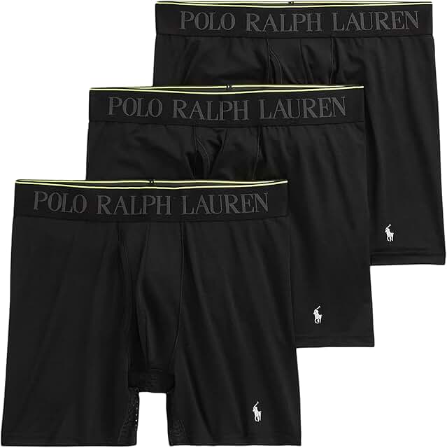 Men's 4D Flex Performance Air Boxer Briefs 3-Pack