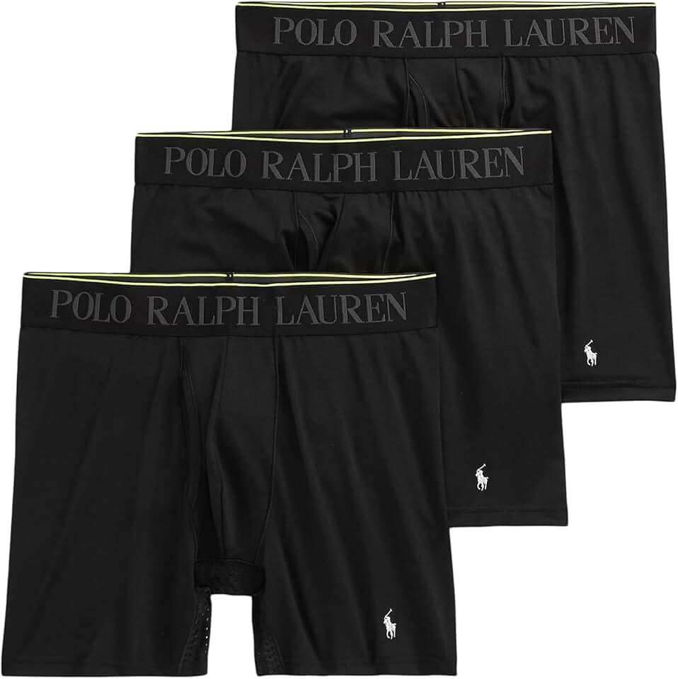 Men's 4D Flex Performance Air Boxer Briefs 3-Pack