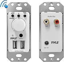 In-Wall Bluetooth Audio Receiver with USB Charging