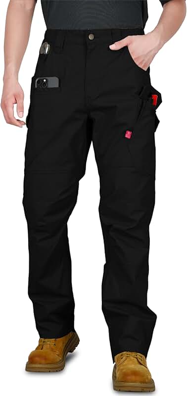 Men's Stretch Ripstop Cargo Work Pants