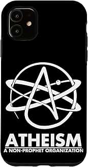 Funny atheist sign logo phone case