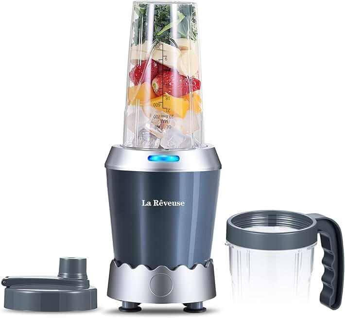 Personal 1000W Smoothie Blender with 24oz To-Go Cup