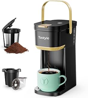 Single Serve Coffee Maker for K Cups and Grounds