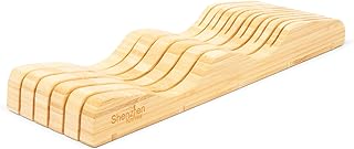 Large In-Drawer Bamboo Knife Block with 11 Slots