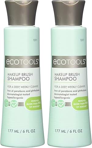 Eco-Friendly Makeup Brush Cleaning Shampoo, 6 oz, Pack of 2
