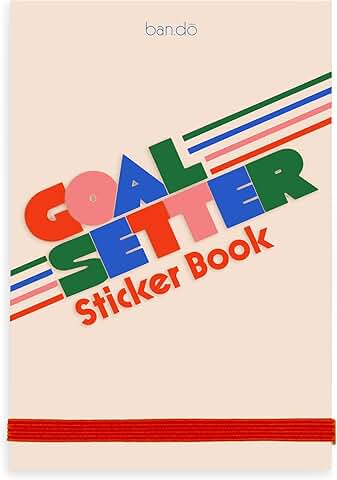 Goal Setting Sticker Book with 35 Colorful Sheets