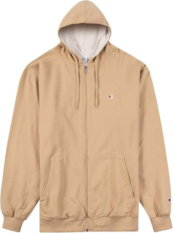 Large and Tall Thermal Fleece Zip-Up Hoodie for Men