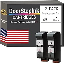 Remanufactured Black Ink Cartridge 2-Pack for HP Printers