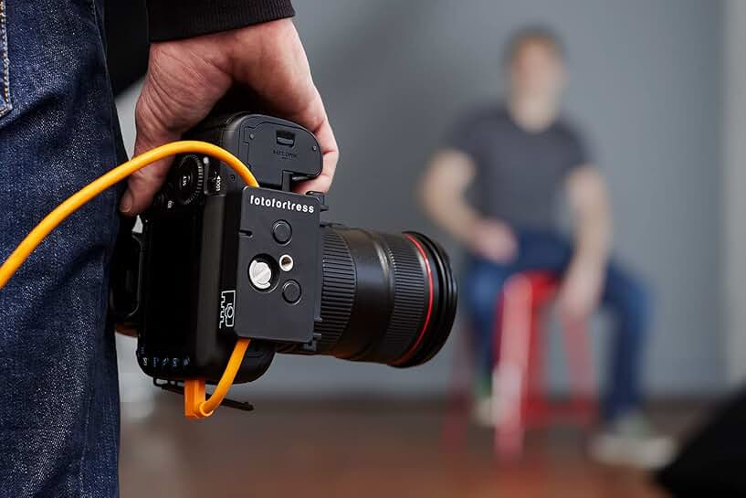 Black Quick Release Camera Tether Lock and Protector