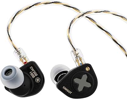 Hybrid In-Ear Monitor with Detachable Nozzles