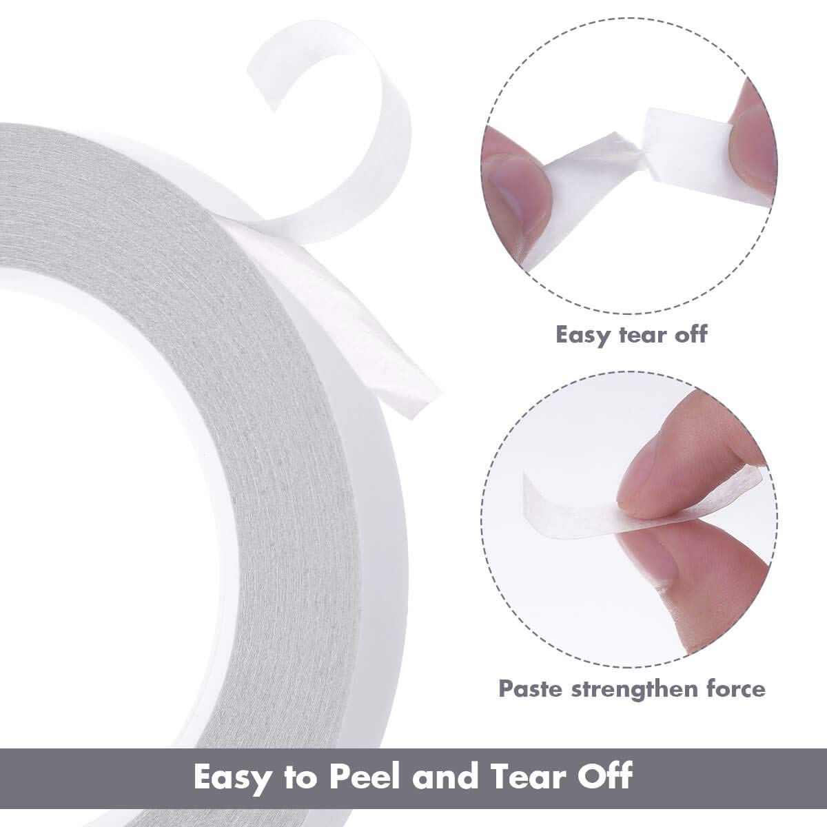 Double-Sided Adhesive Tape, 9 Rolls for Crafts and Office