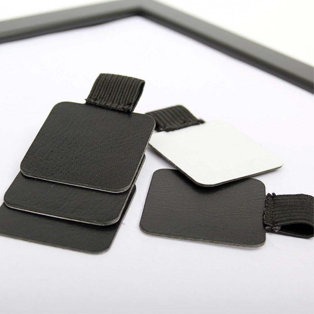 5-Pack Self-Adhesive Leather Pen Holders