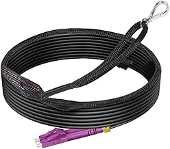 20m Outdoor Armored OM4 Fiber Patch Cable with Pulling Eye