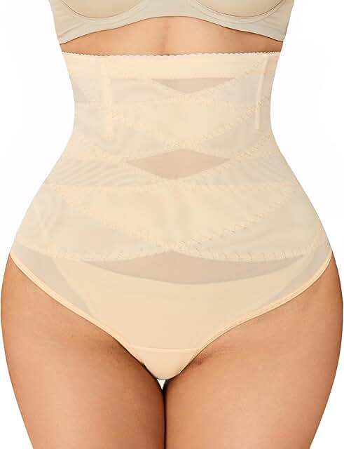 High Waist Thong Shapewear for Tummy Control