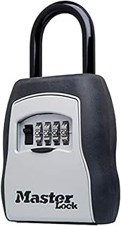 Outdoor key lock box with resettable code