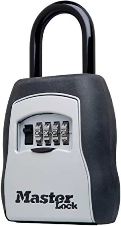 Outdoor key lock box with resettable code