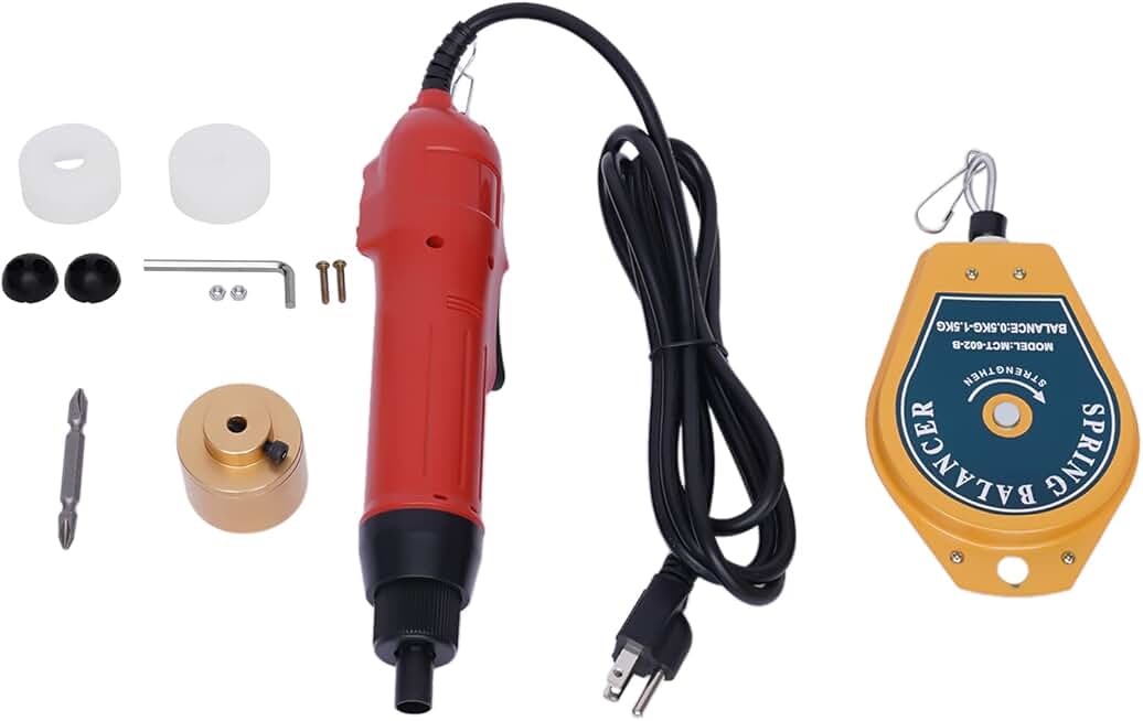 Red handheld electric capping machine for 10-30mm bottles
